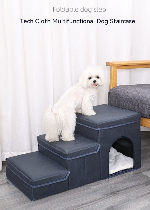 Cat Kennel Cage Multifunctional Dog Stairs Upper Bed Sofa Puppy Climbing Pet Supplies