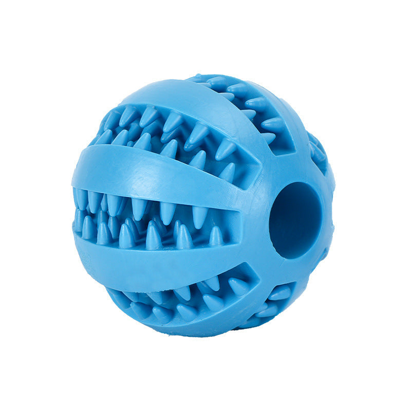 Pet Slow Feeder Dog Toy Cute Funny Rubber Dog Ball Toy