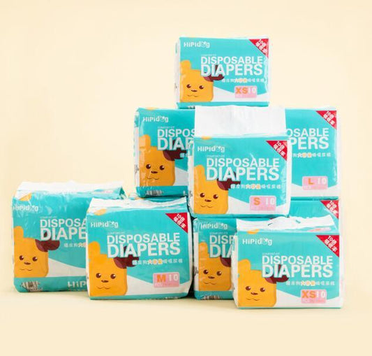 10PCS Per Bag Dog Diapers