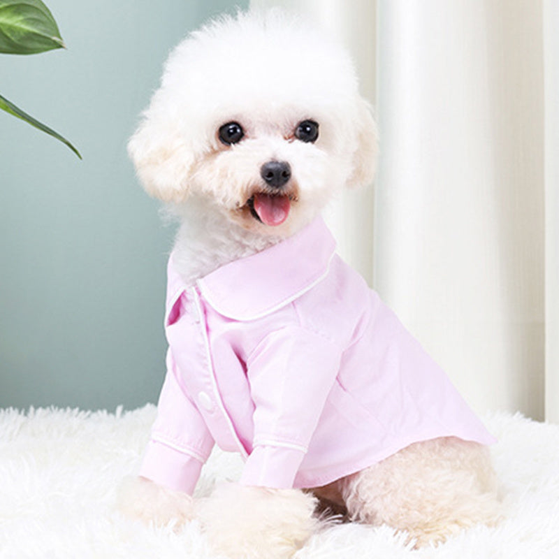 French Small Incense Style Fighting Pet Clothes Dog Pajamas