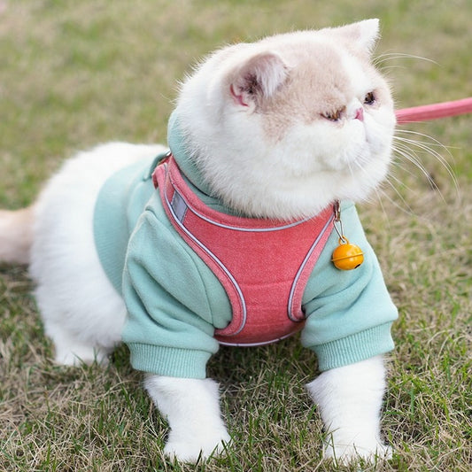 Cat Leash Vest Type Chest Harness