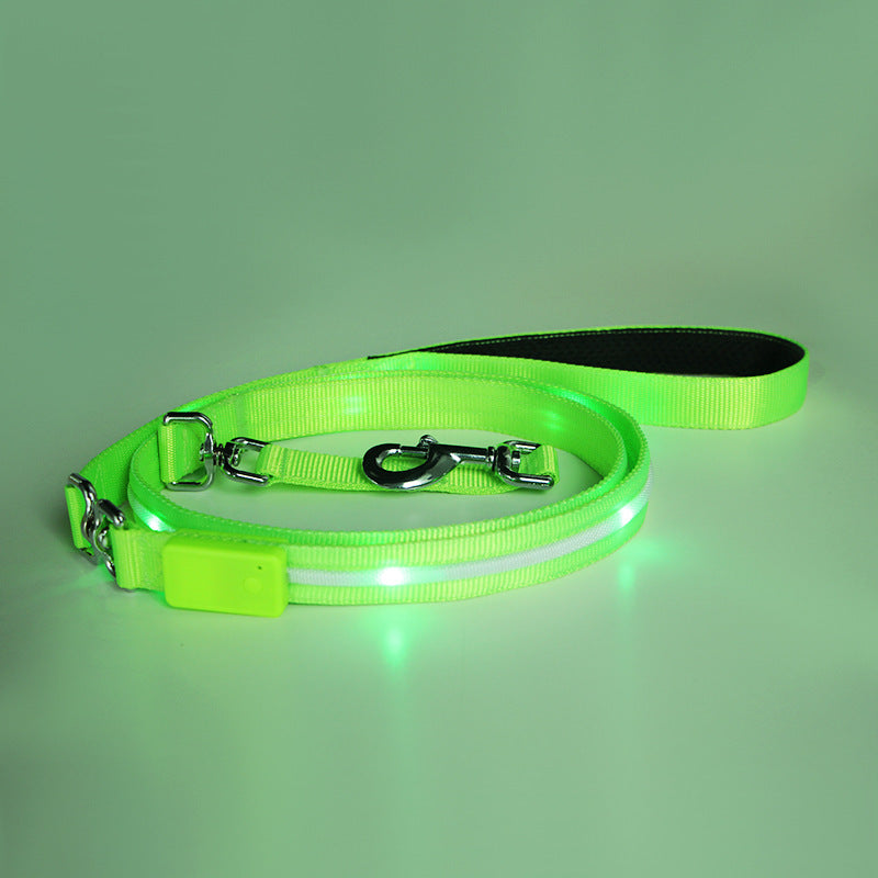 Creative LED USB Charging Luminous Pet Leash